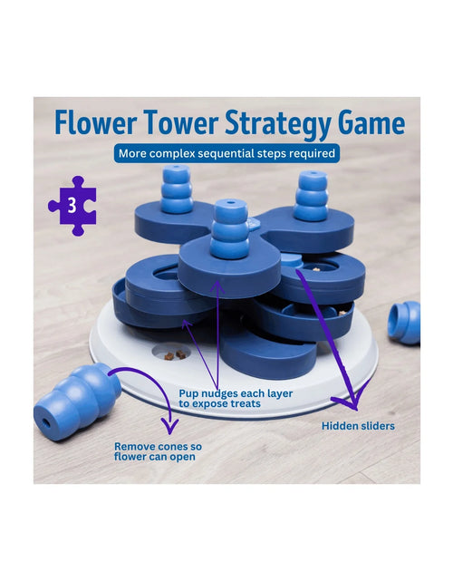 Load image into Gallery viewer, Dog Activity Chess Strategy Game, Level 3, Advanced Dog Puzzle Toy, Treat Dispenser
